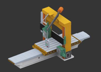 龙门磨床 车床 机械加工设备 虚拟现实3d模型